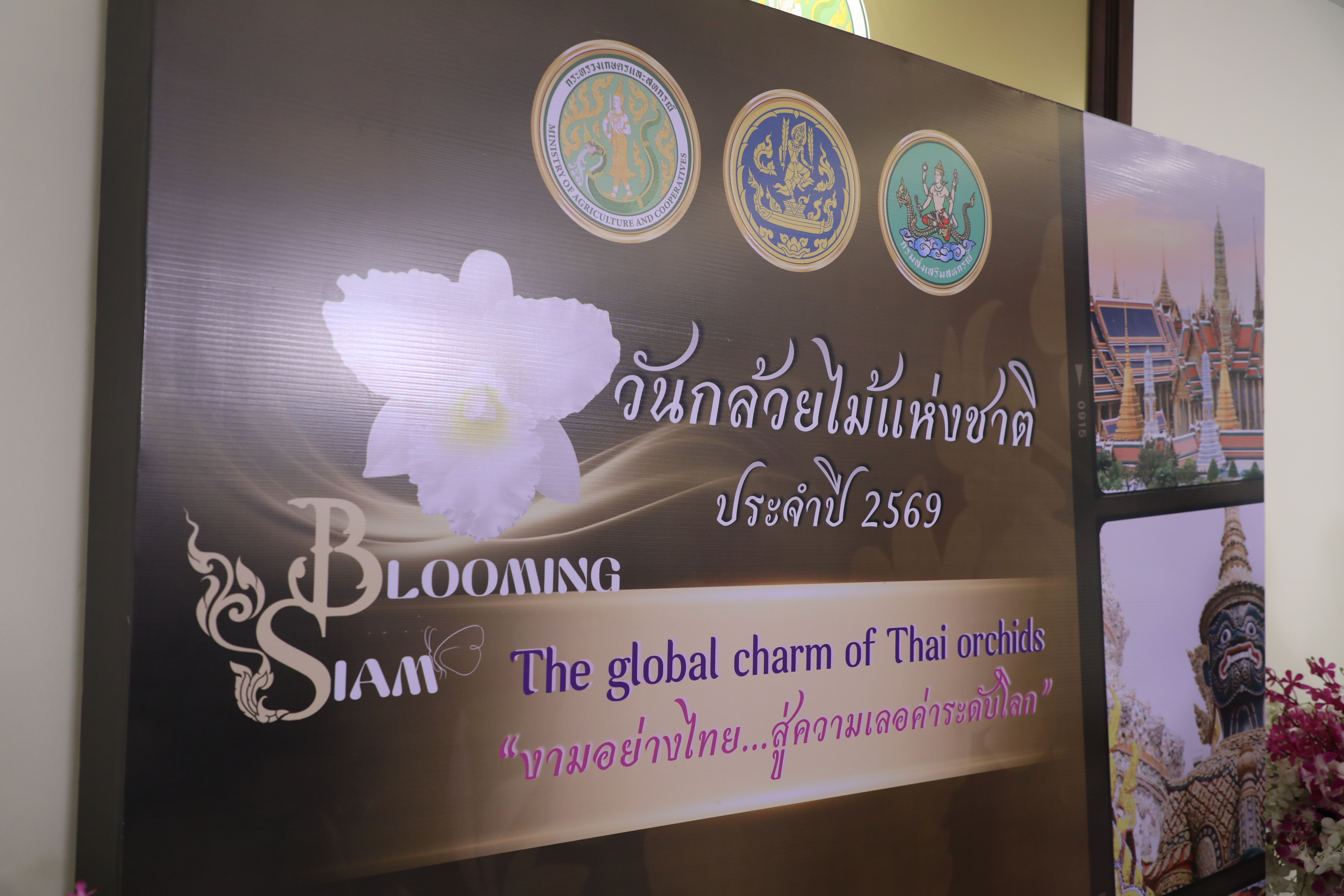 title - ส.ป.ก. ร่วมงานแถลงข่าวการจัดงานแสดงกล้วยไม้ไทย ภายใต้แนวคิด 
